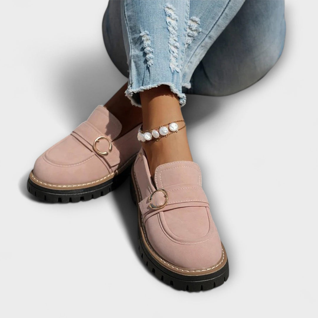 Lora™ | Relaxed Round Toe Slip-On Loafers