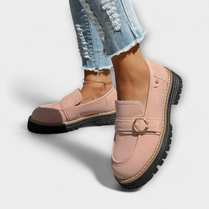 Lora™ | Relaxed Round Toe Slip-On Loafers