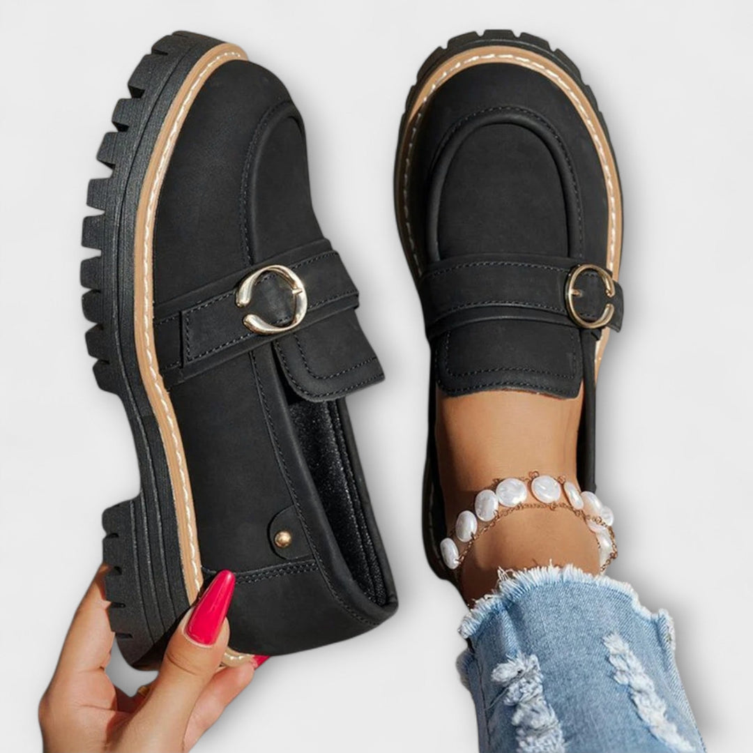 Lora™ | Relaxed Round Toe Slip-On Loafers