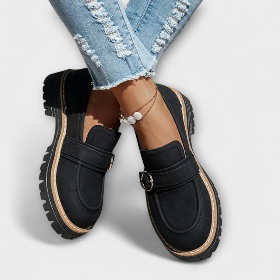 Lora™ | Relaxed Round Toe Slip-On Loafers