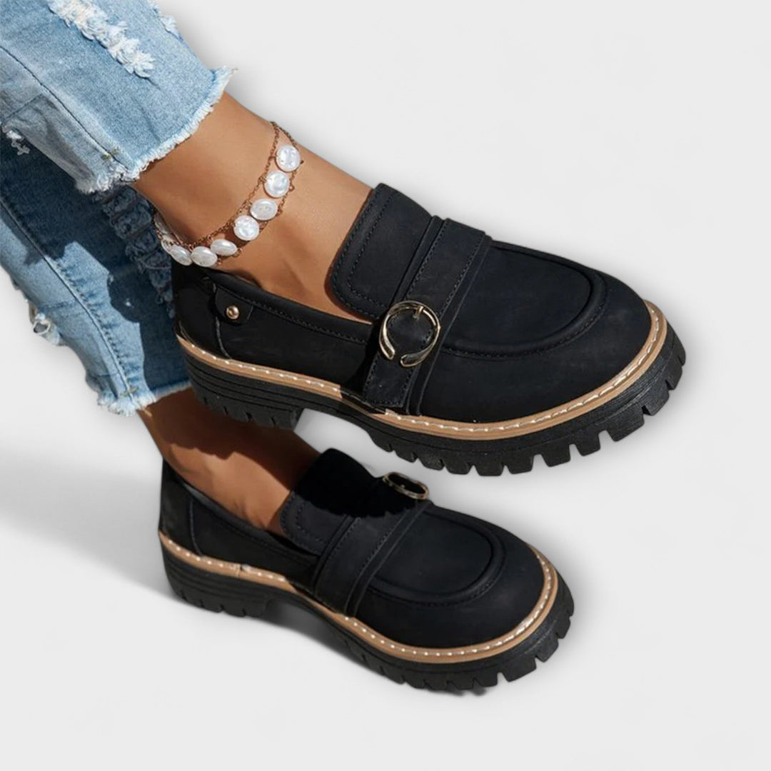 Lora™ | Relaxed Round Toe Slip-On Loafers