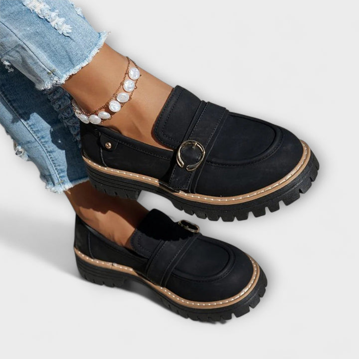 Lora™ | Relaxed Round Toe Slip-On Loafers