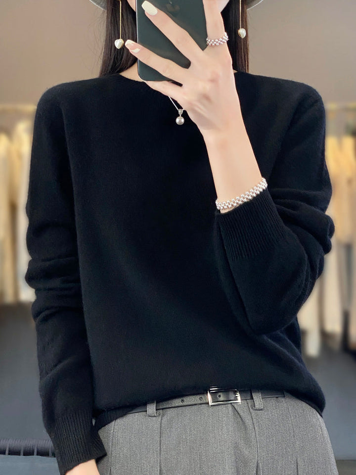 Anette | Cozy Cotton Knit Sweater