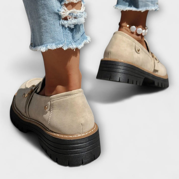 Lora™ | Relaxed Round Toe Slip-On Loafers