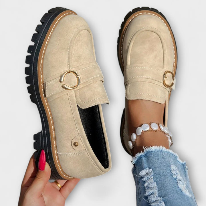 Lora™ | Relaxed Round Toe Slip-On Loafers