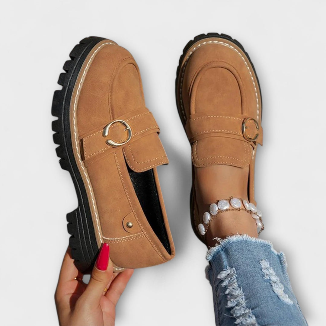 Lora™ | Relaxed Round Toe Slip-On Loafers