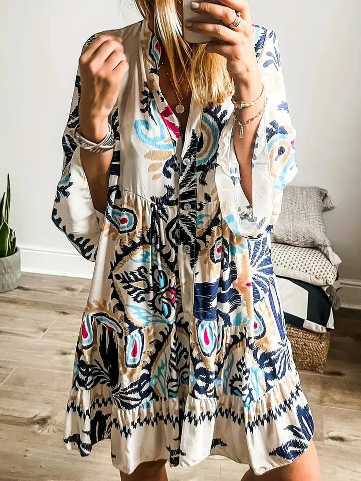 Veronique - Boho Chic Tunic Dress