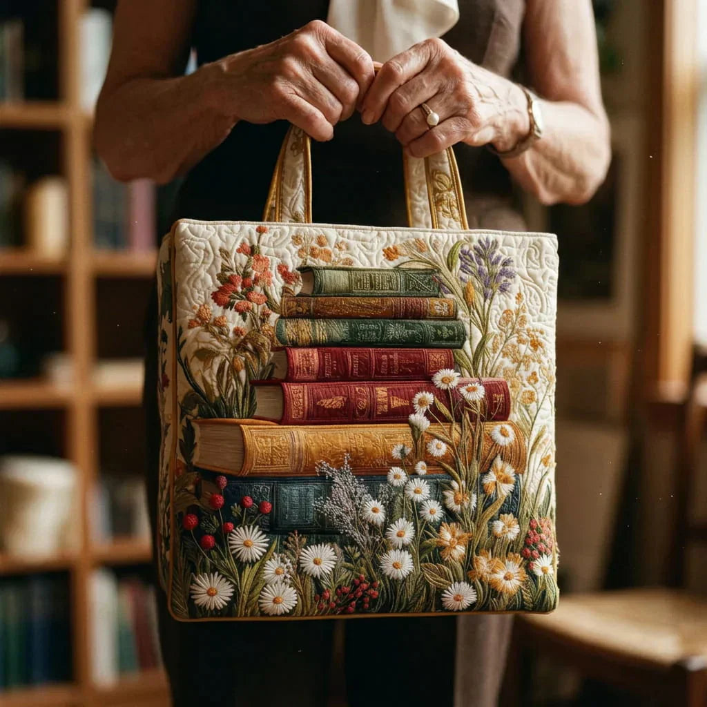 Handcrafted Bag - The Enchanted Library