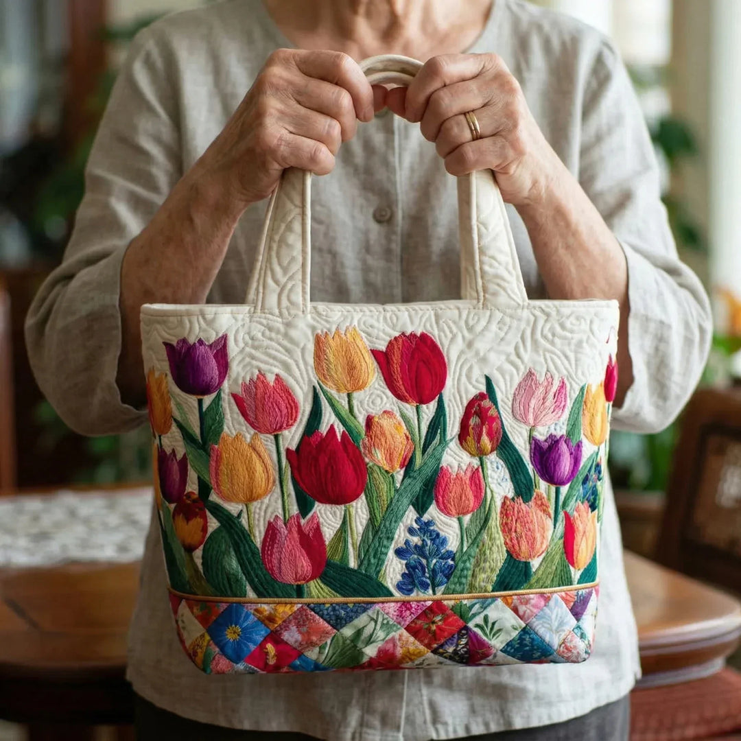 Handcrafted Tulip-Inspired Bag