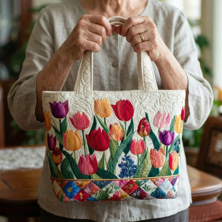 Handcrafted Tulip-Inspired Bag