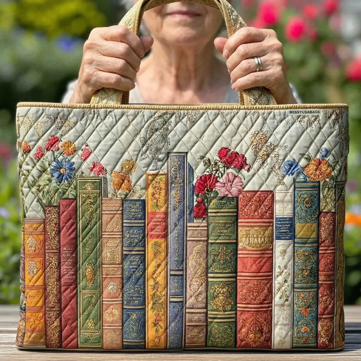Handcrafted Adventure Library Tote