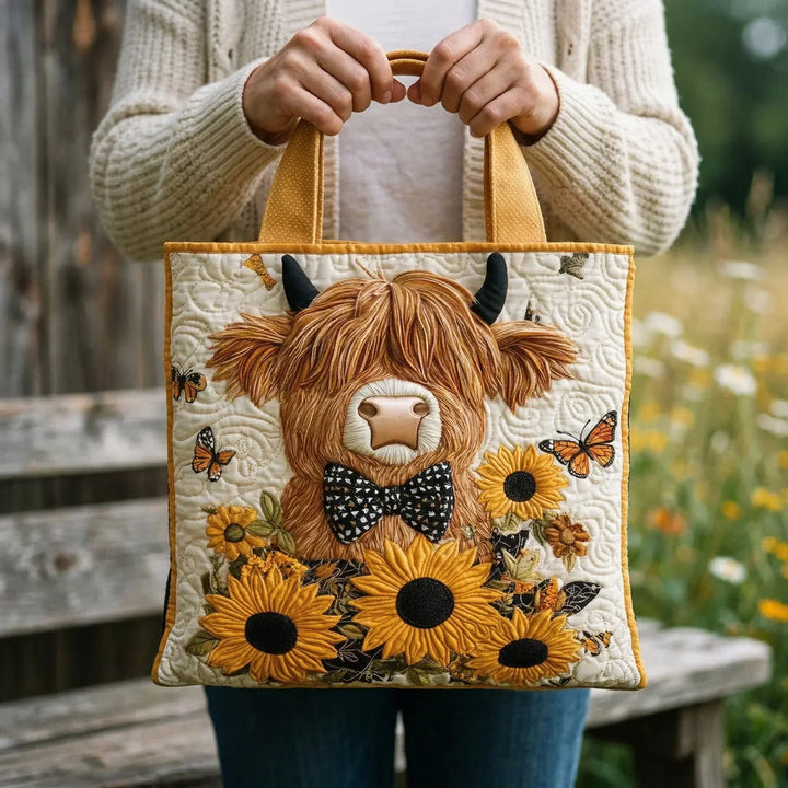 Artisan Crafted Bag - Mountain Cow Design
