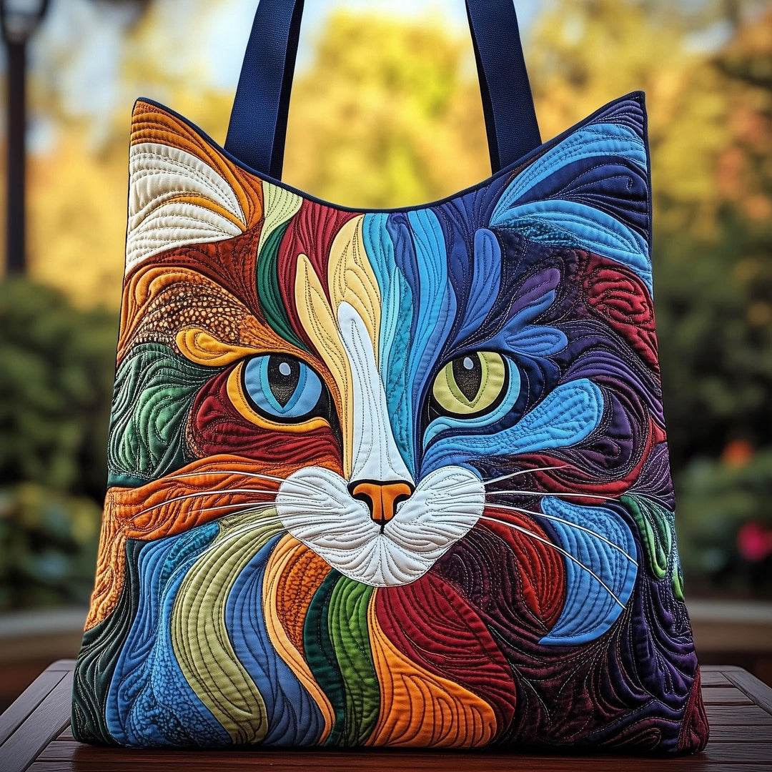 Handcrafted Cat-Themed Bag