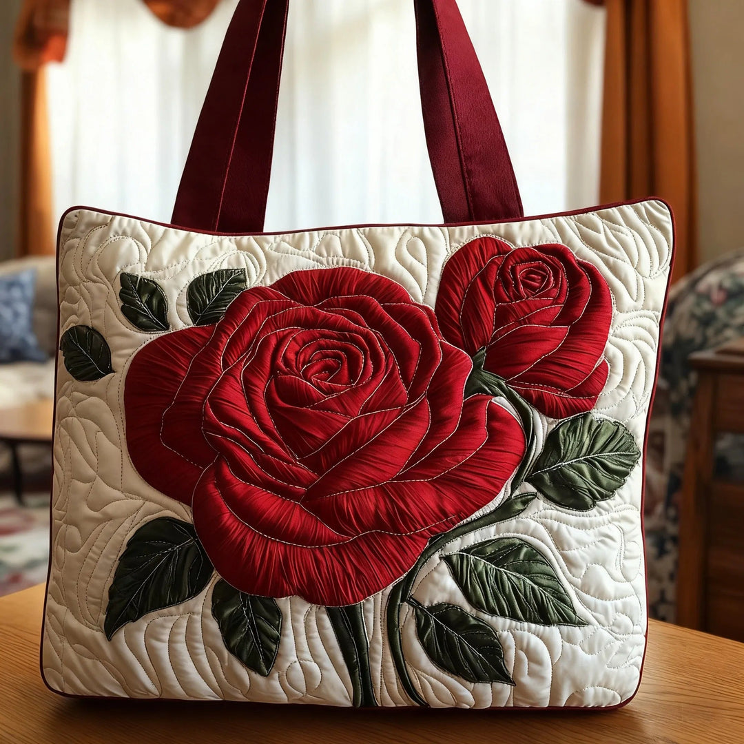 Handcrafted Rose Design Bag