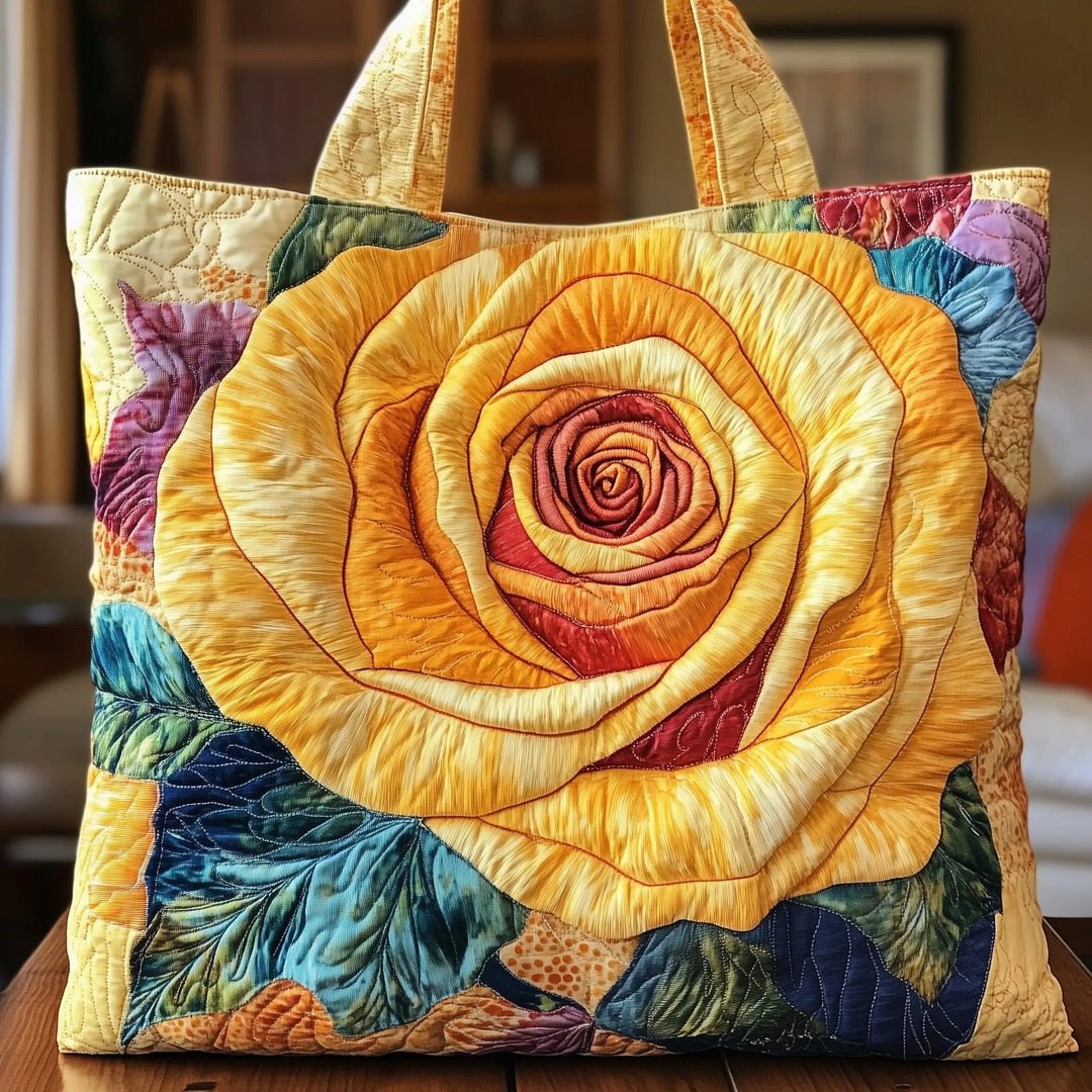 Handcrafted Yellow Burst Bag