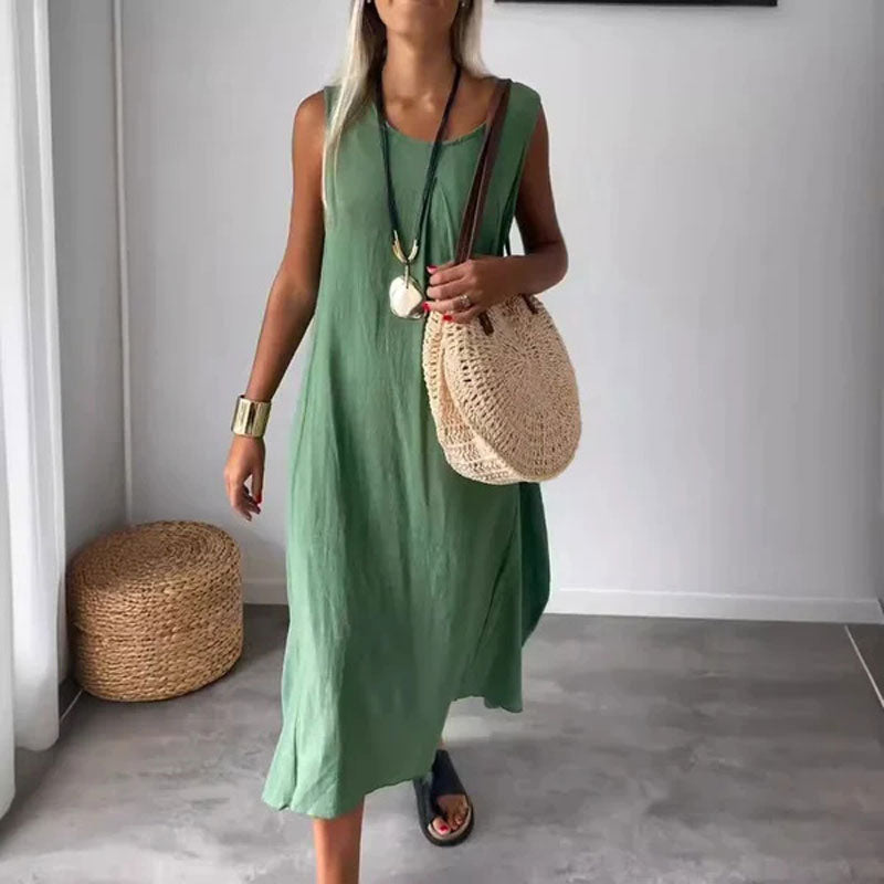 Amaris - Chic Sleeveless Casual Dress