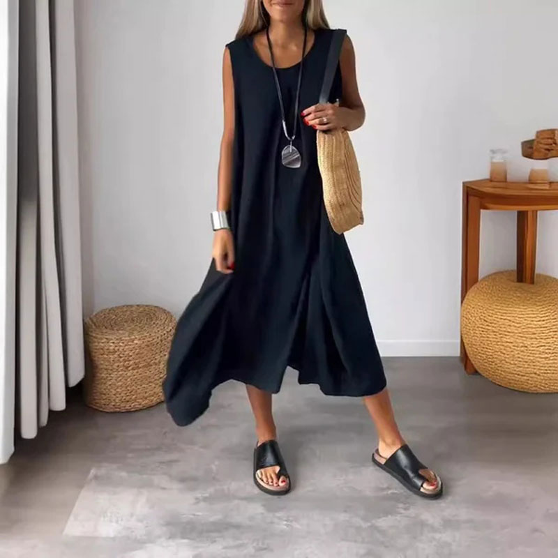 Amaris - Chic Sleeveless Casual Dress