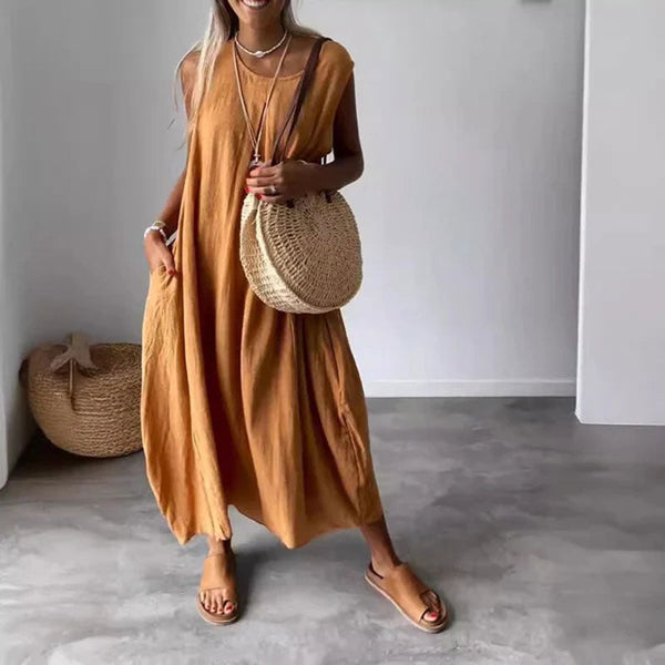 Amaris - Chic Sleeveless Casual Dress