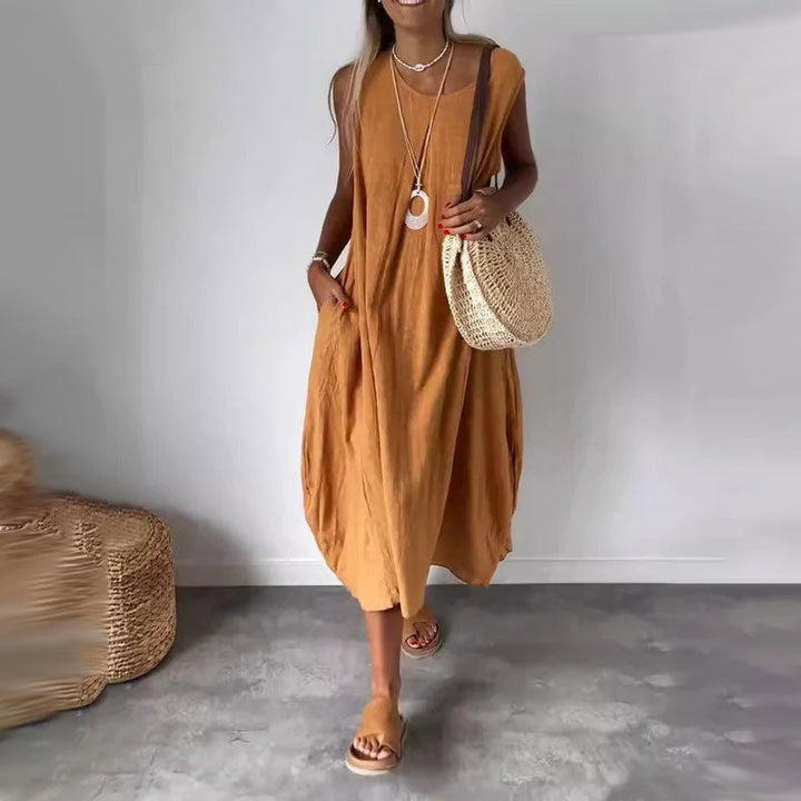 Amaris - Chic Sleeveless Casual Dress