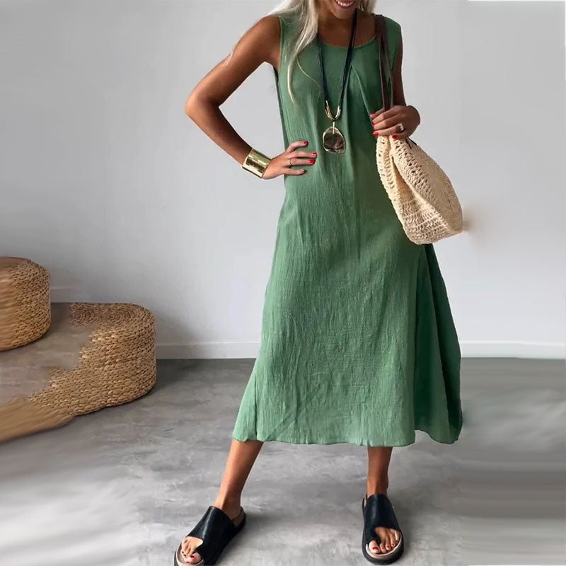 Amaris - Chic Sleeveless Casual Dress