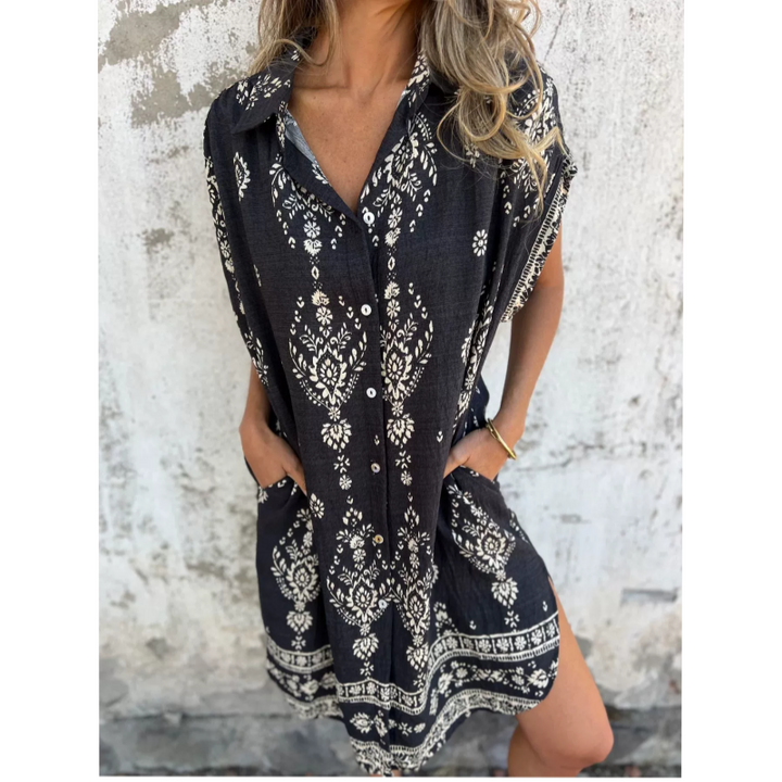 Vintage Bohemian Mica Dress