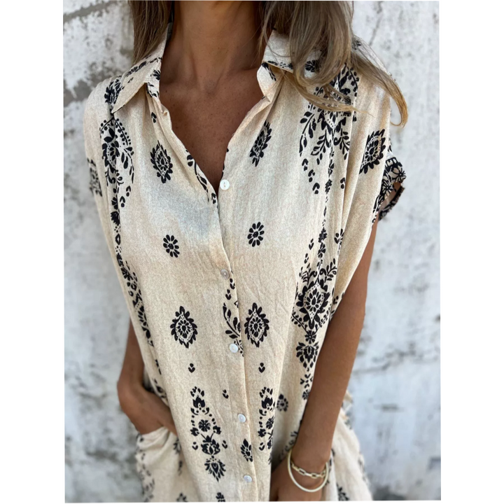 Vintage Bohemian Mica Dress