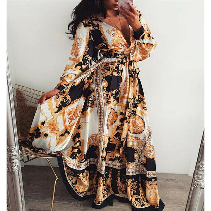 Faye - Bohemian Print Dress