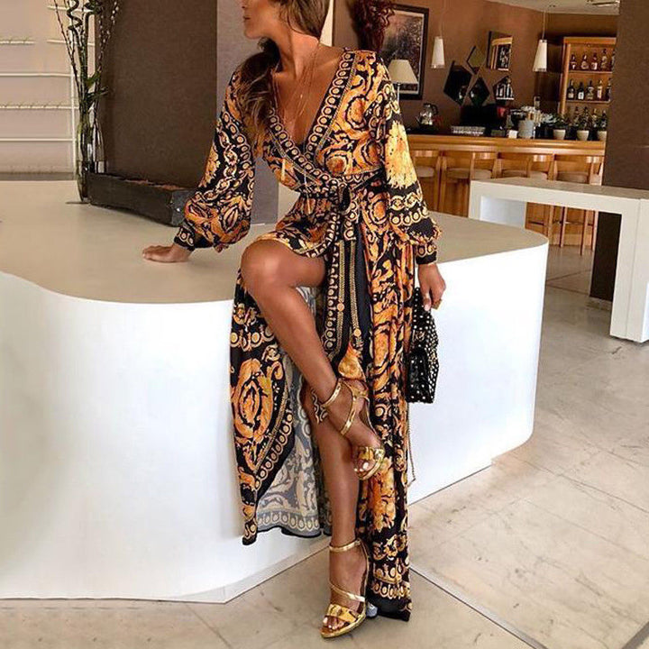 Faye - Bohemian Print Dress