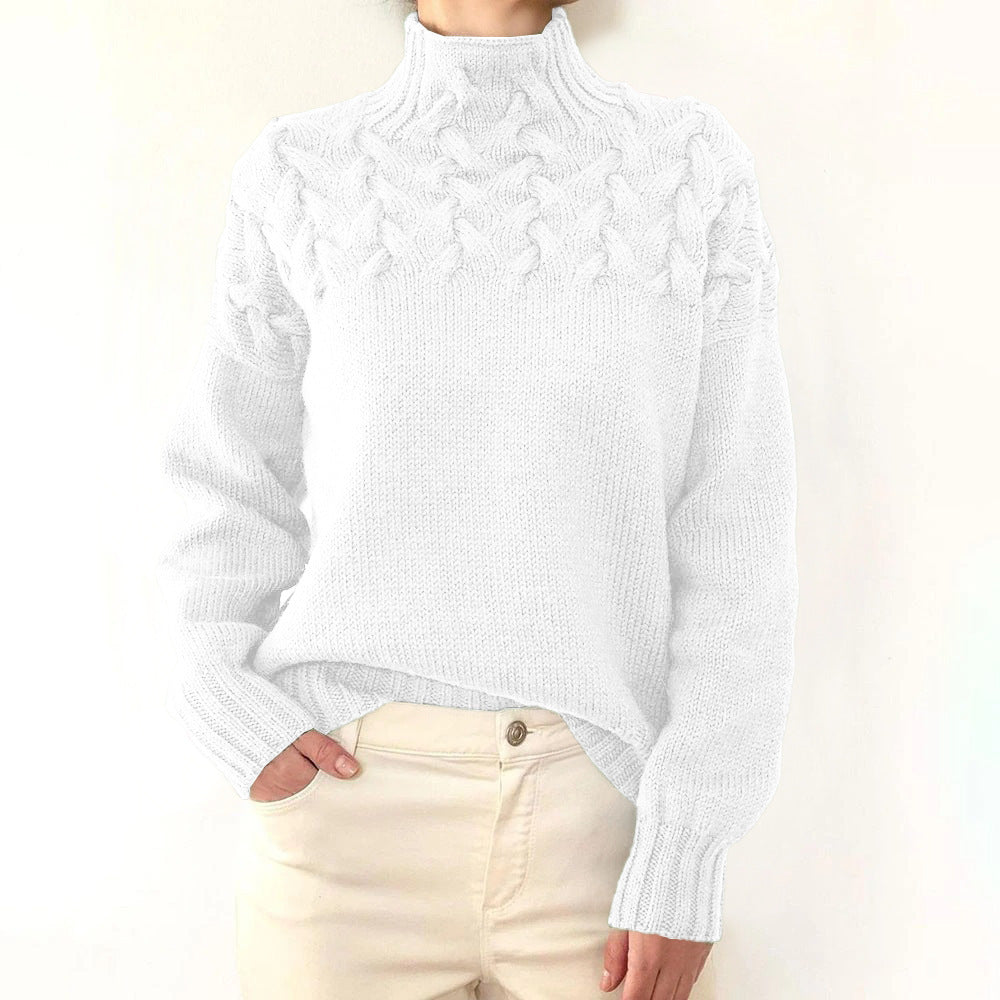 Elena | Cozy Turtleneck Knit Sweater
