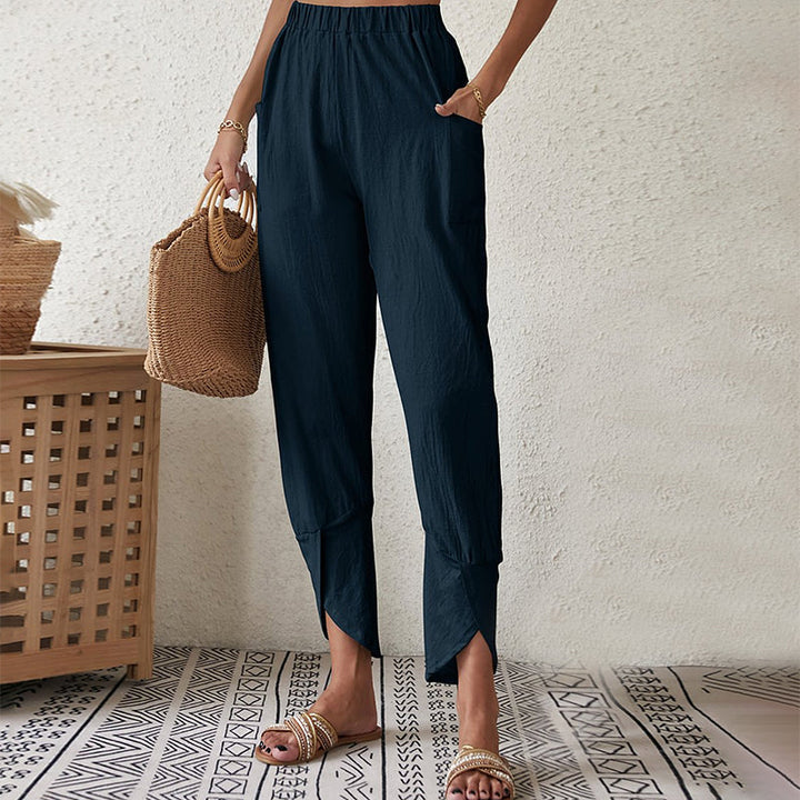 Essari - Side-Slit Trousers