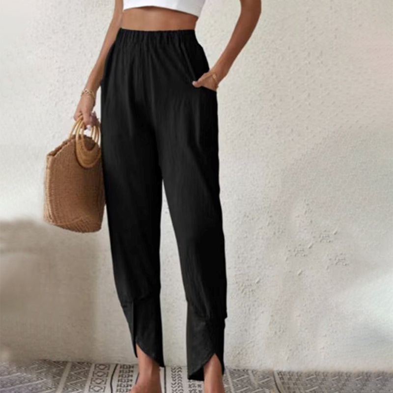 Essari - Side-Slit Trousers
