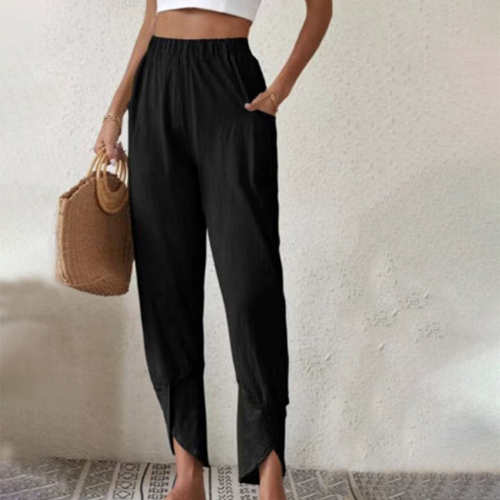 Essari - Side-Slit Trousers